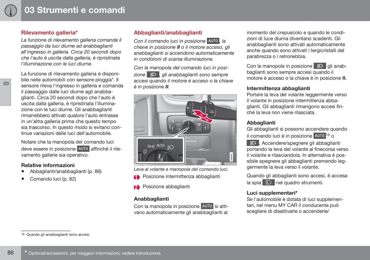 Volvo S60 II 2 manuale del proprietario / page 88