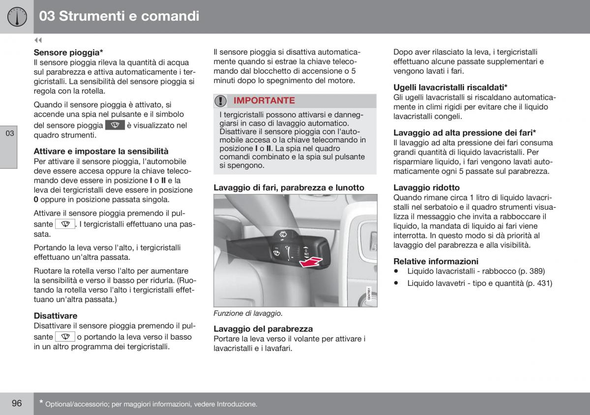 Volvo S60 II 2 manuale del proprietario / page 98