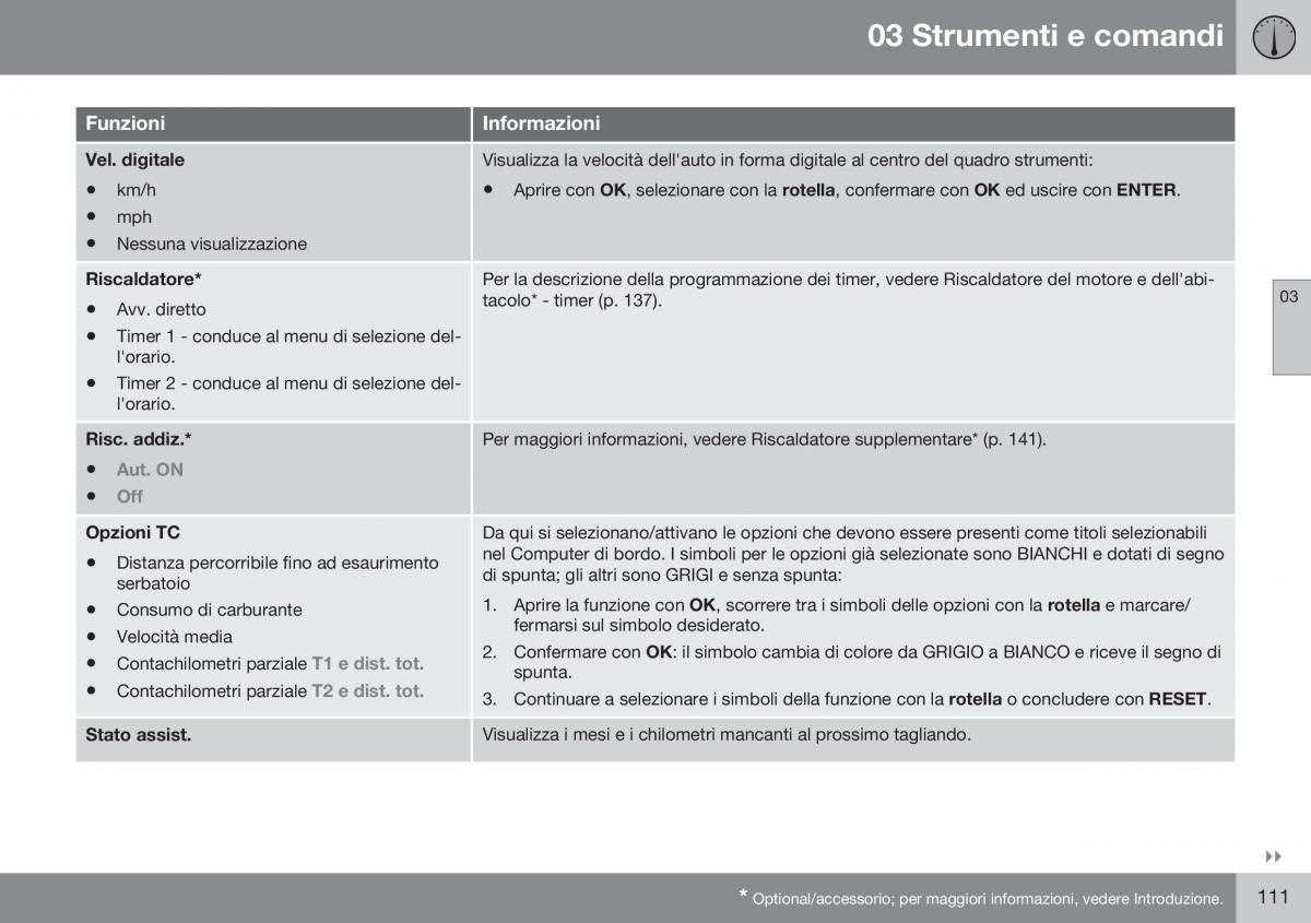 Volvo S60 II 2 manuale del proprietario / page 113