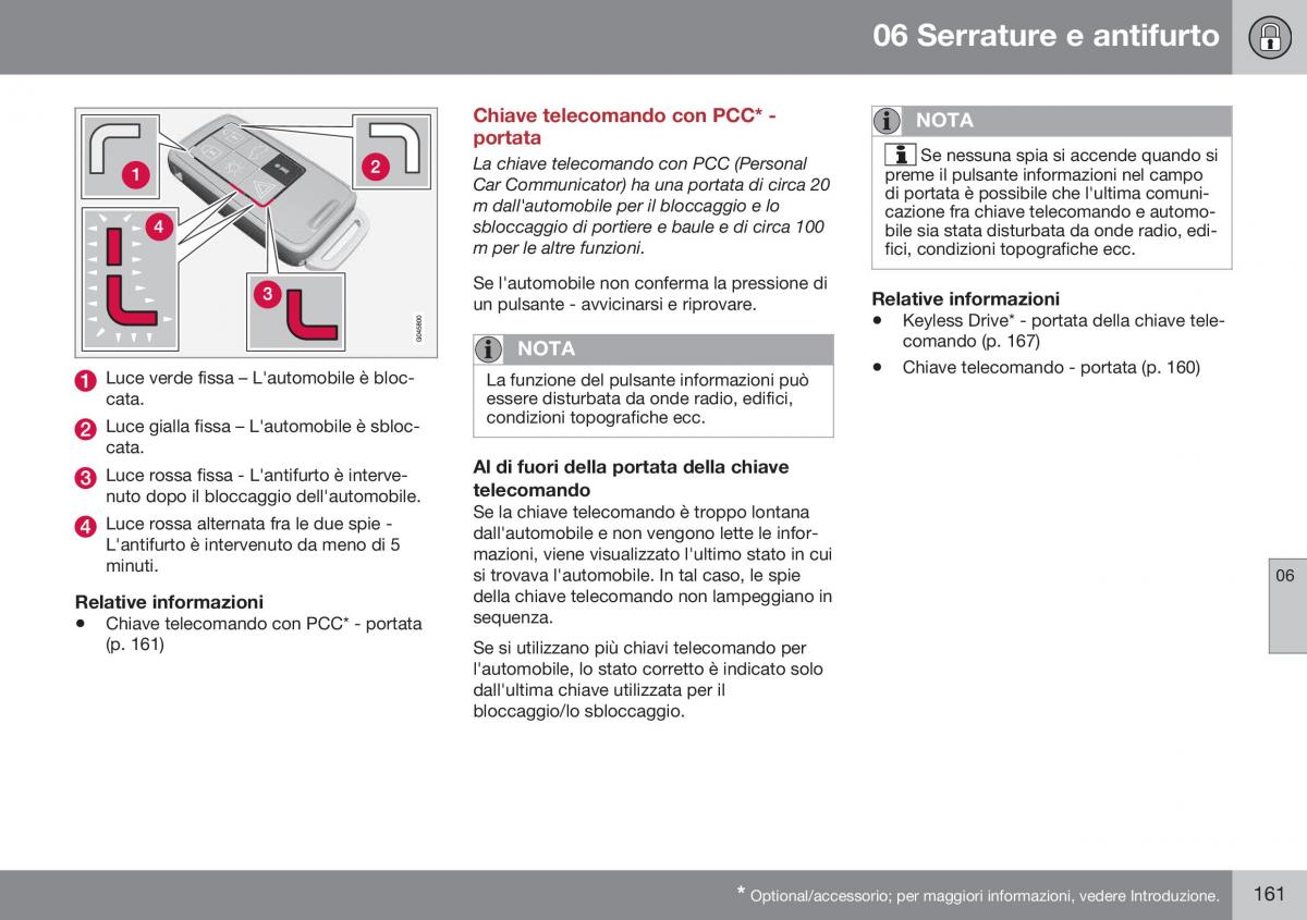 Volvo S60 II 2 manuale del proprietario / page 163