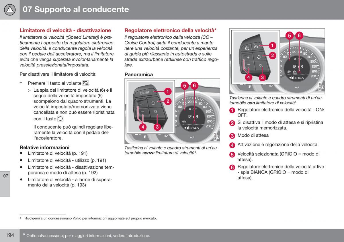 Volvo S60 II 2 manuale del proprietario / page 196