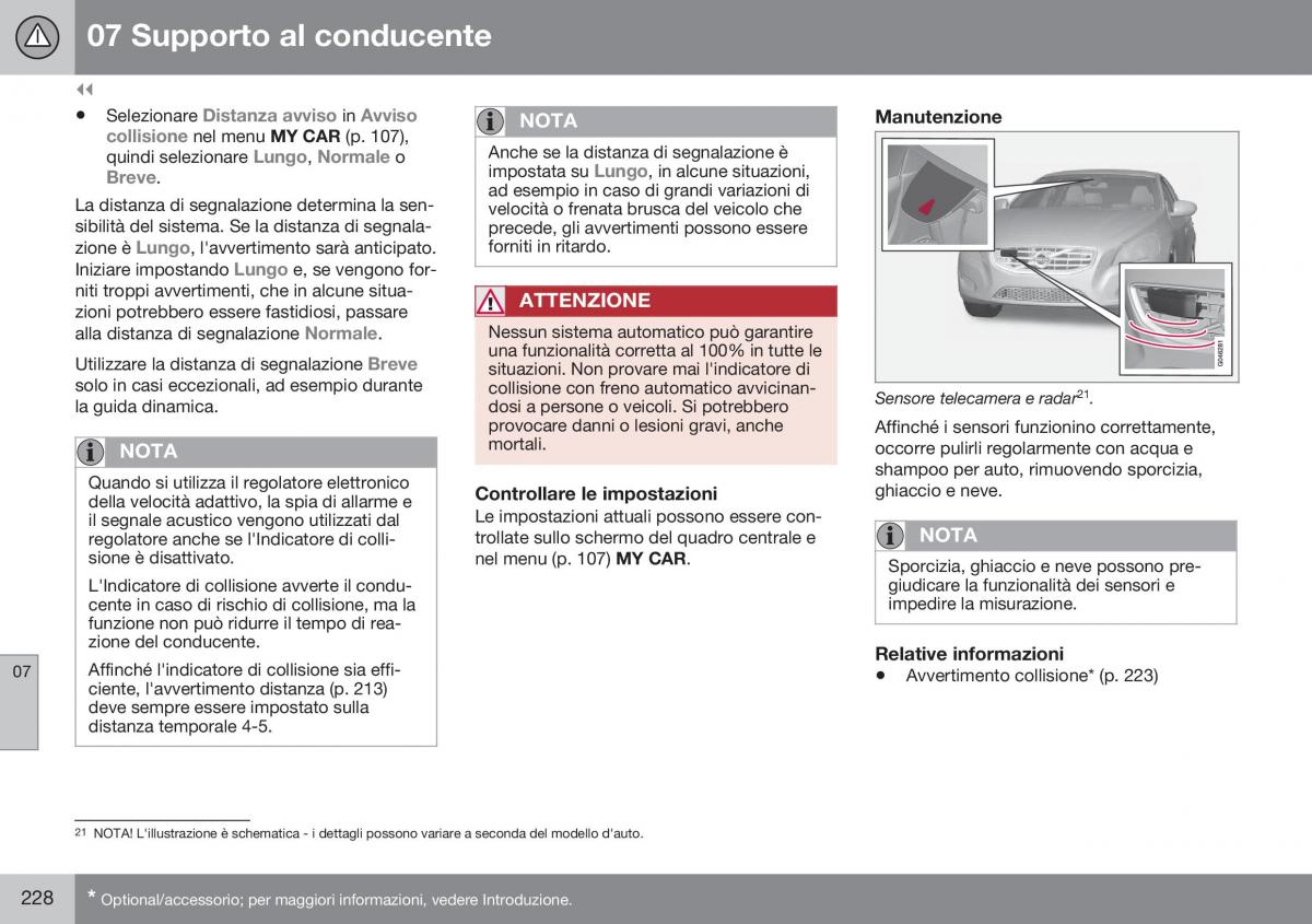 Volvo S60 II 2 manuale del proprietario / page 230