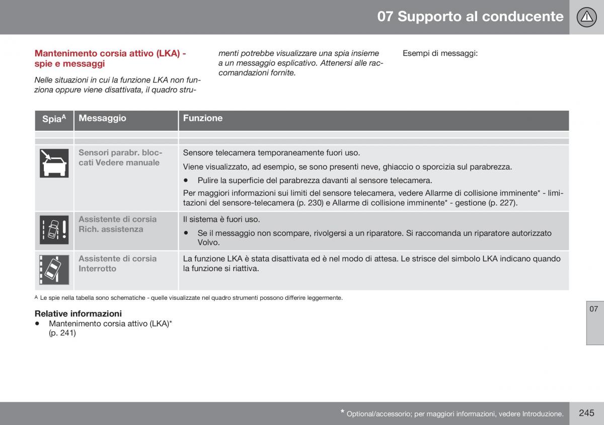 Volvo S60 II 2 manuale del proprietario / page 247