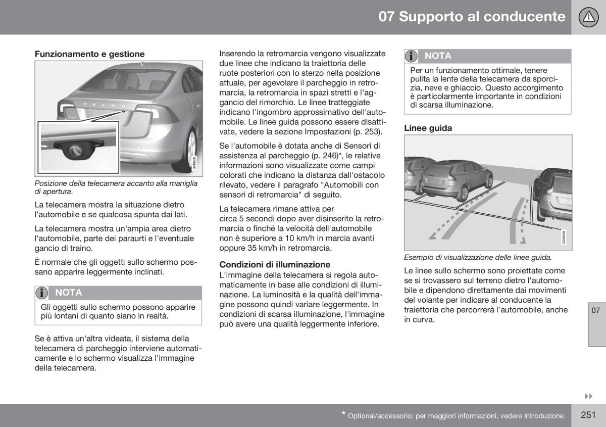 Volvo S60 II 2 manuale del proprietario / page 253