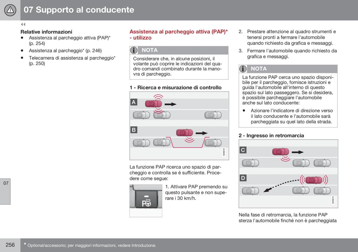 Volvo S60 II 2 manuale del proprietario / page 258