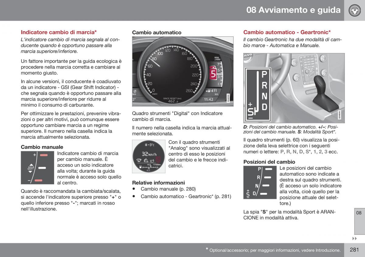 Volvo S60 II 2 manuale del proprietario / page 283