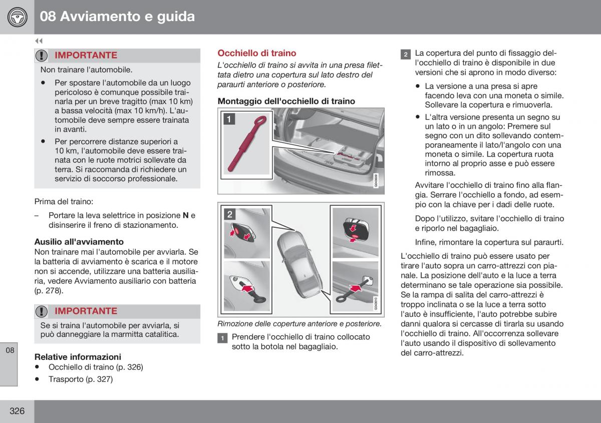 Volvo S60 II 2 manuale del proprietario / page 328