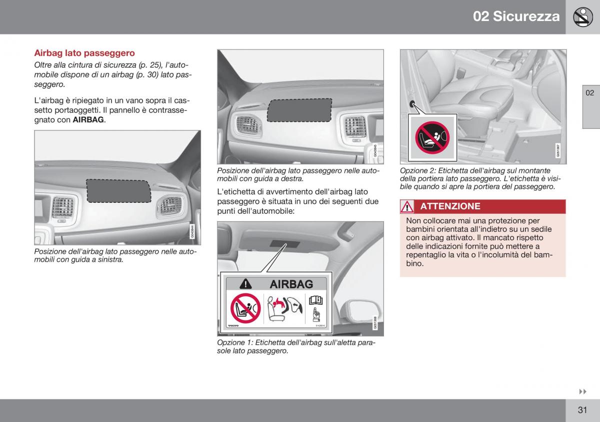 Volvo S60 II 2 manuale del proprietario / page 33