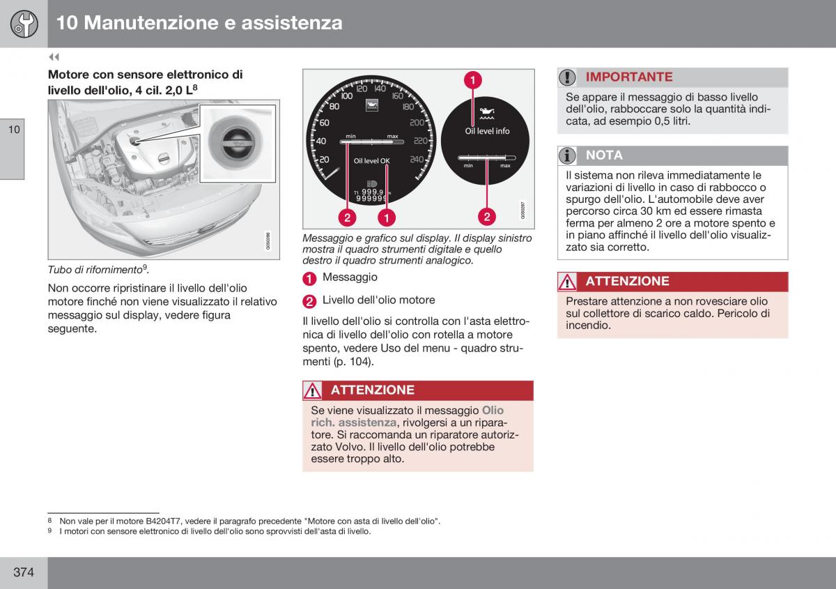 Volvo S60 II 2 manuale del proprietario / page 376