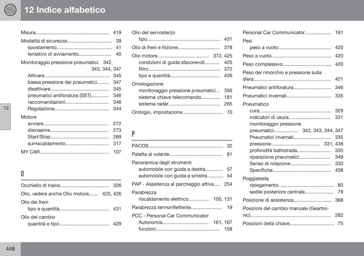 Volvo S60 II 2 manuale del proprietario / page 450