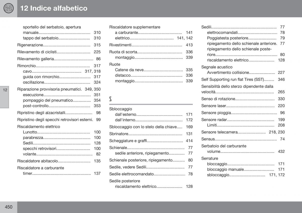 Volvo S60 II 2 manuale del proprietario / page 452