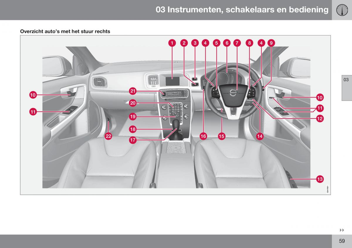 Volvo S60 II 2 handleiding / page 61