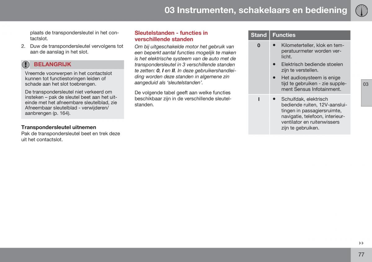 Volvo S60 II 2 handleiding / page 79