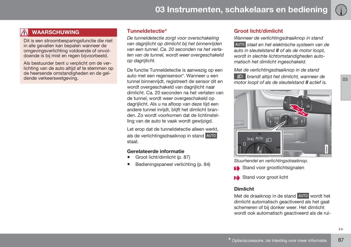 Volvo S60 II 2 handleiding / page 89