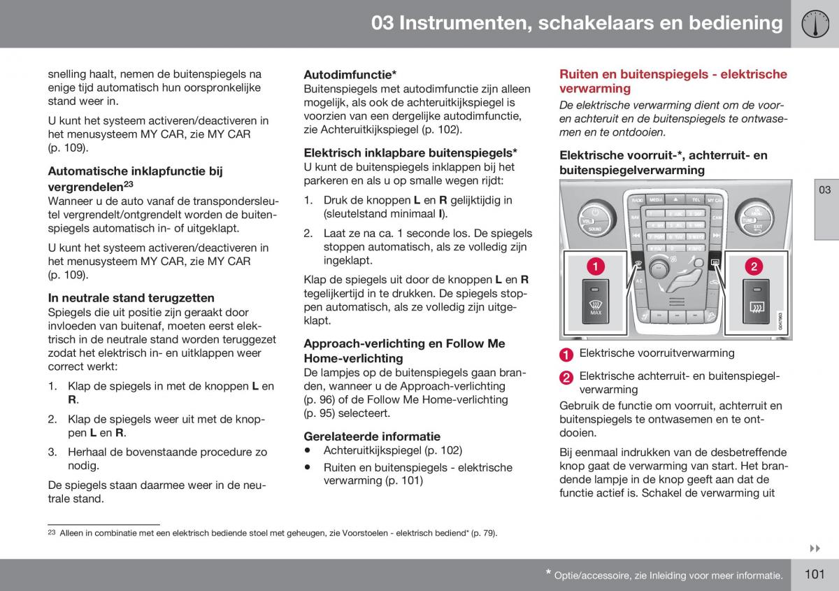 Volvo S60 II 2 handleiding / page 103