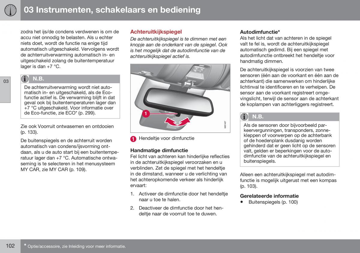 Volvo S60 II 2 handleiding / page 104