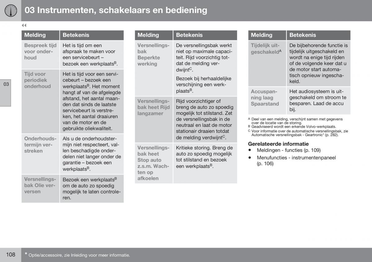 Volvo S60 II 2 handleiding / page 110