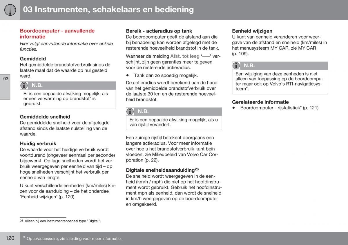 Volvo S60 II 2 handleiding / page 122