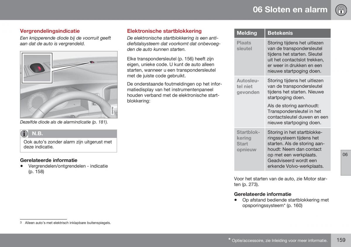 Volvo S60 II 2 handleiding / page 161