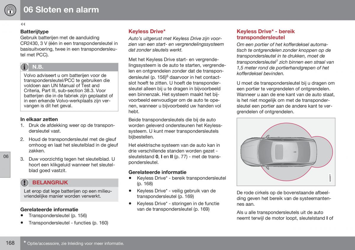 Volvo S60 II 2 handleiding / page 170