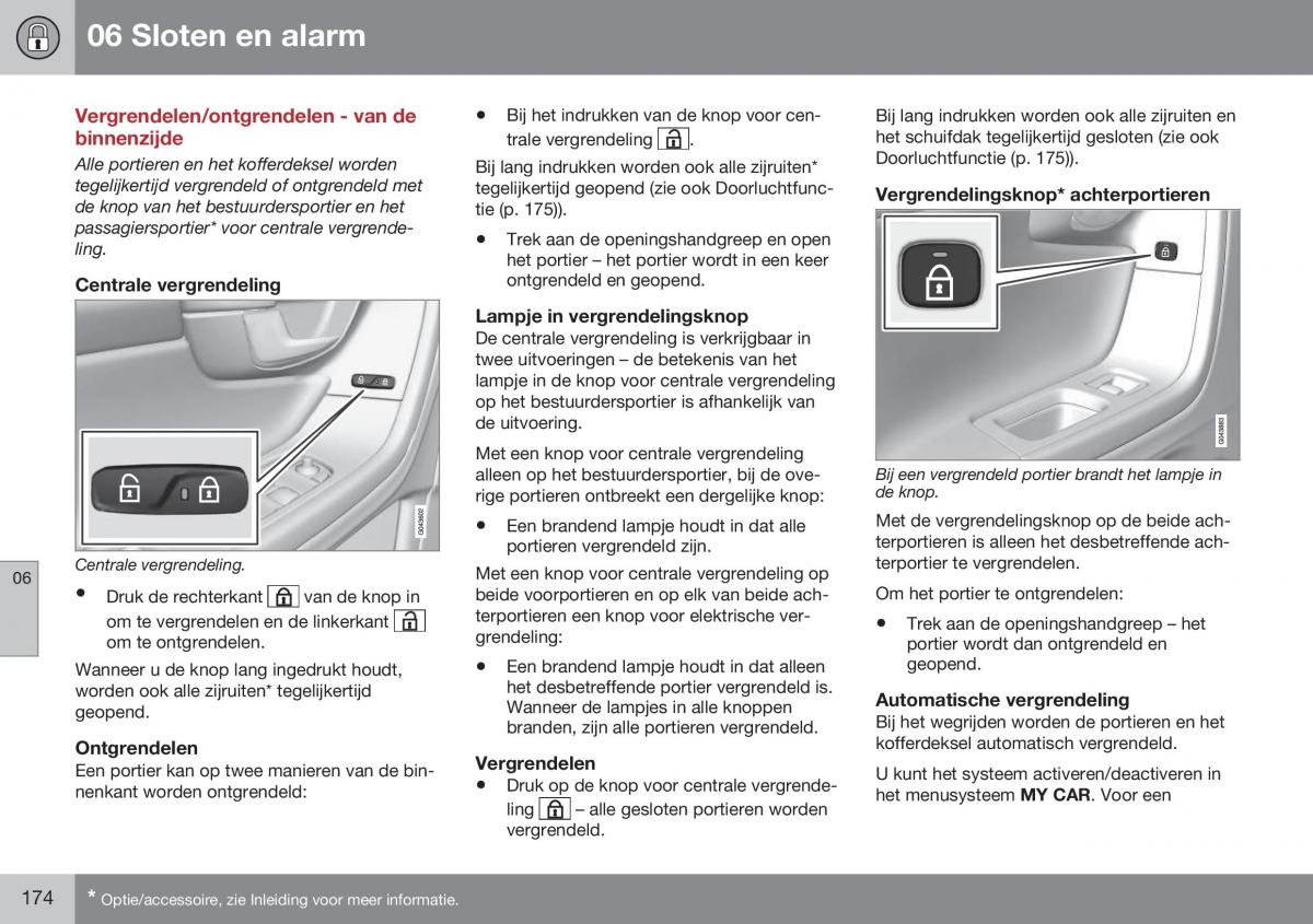 Volvo S60 II 2 handleiding / page 176