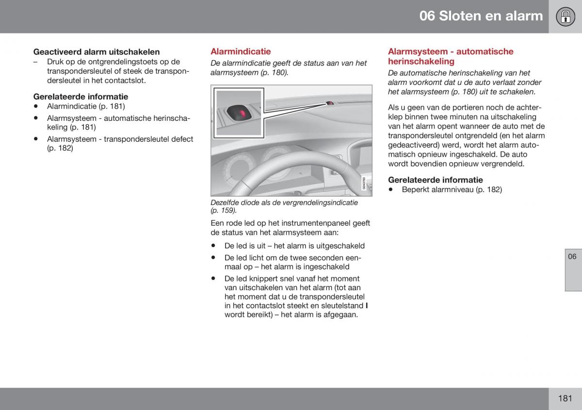 Volvo S60 II 2 handleiding / page 183