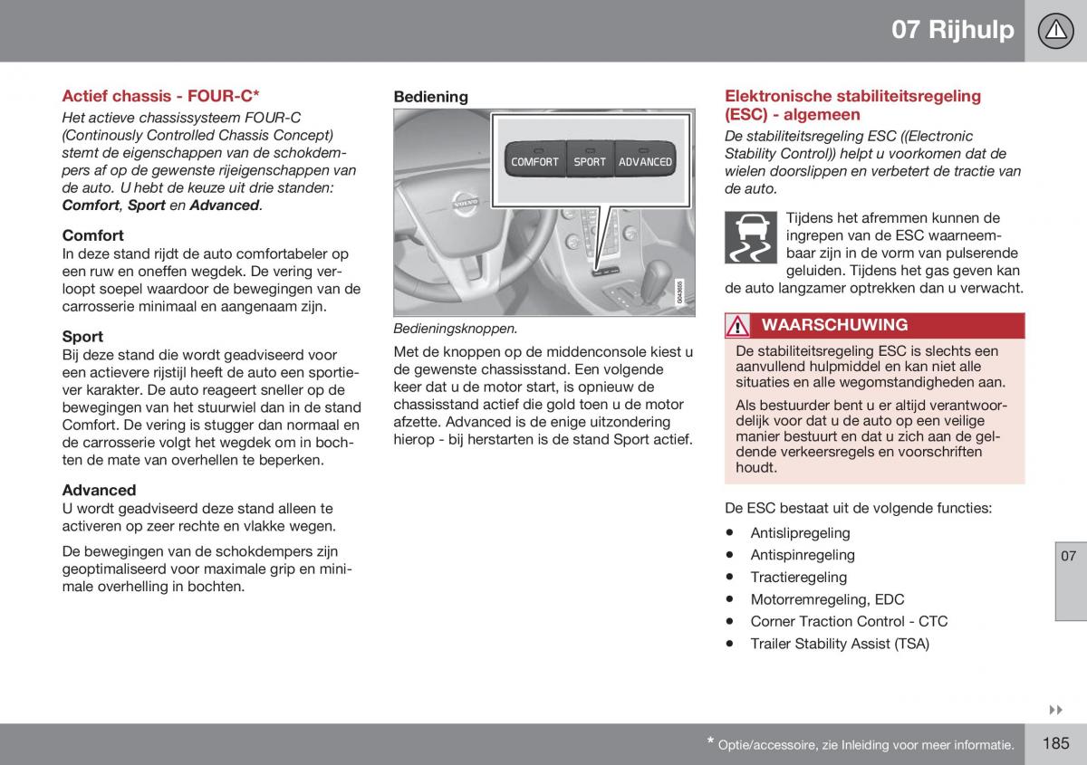 Volvo S60 II 2 handleiding / page 187