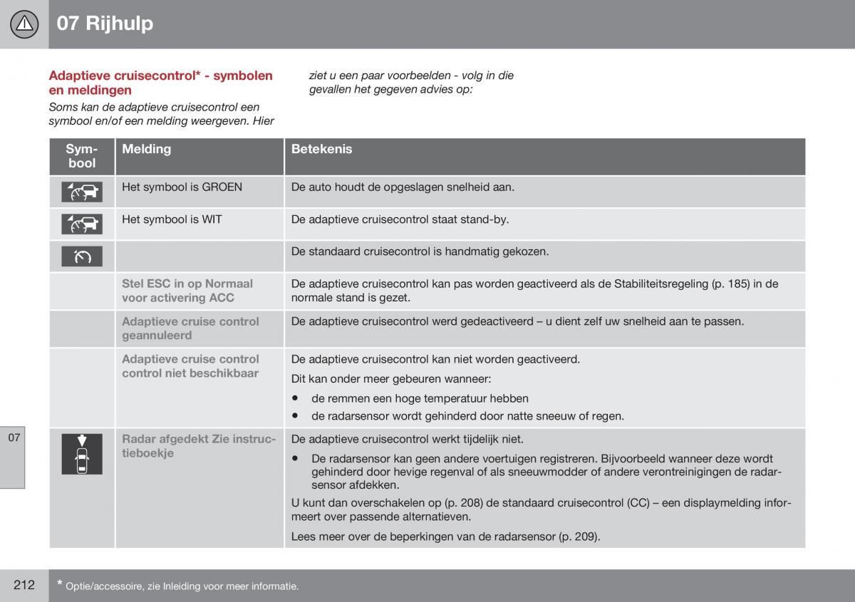 Volvo S60 II 2 handleiding / page 214