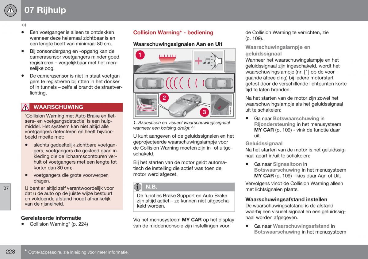 Volvo S60 II 2 handleiding / page 230