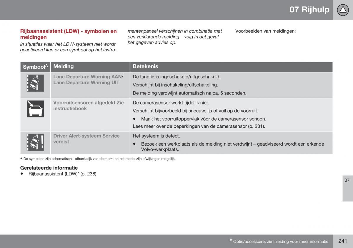 Volvo S60 II 2 handleiding / page 243