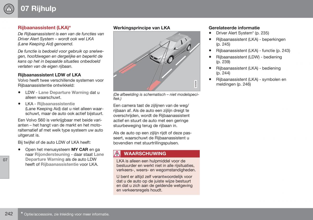 Volvo S60 II 2 handleiding / page 244