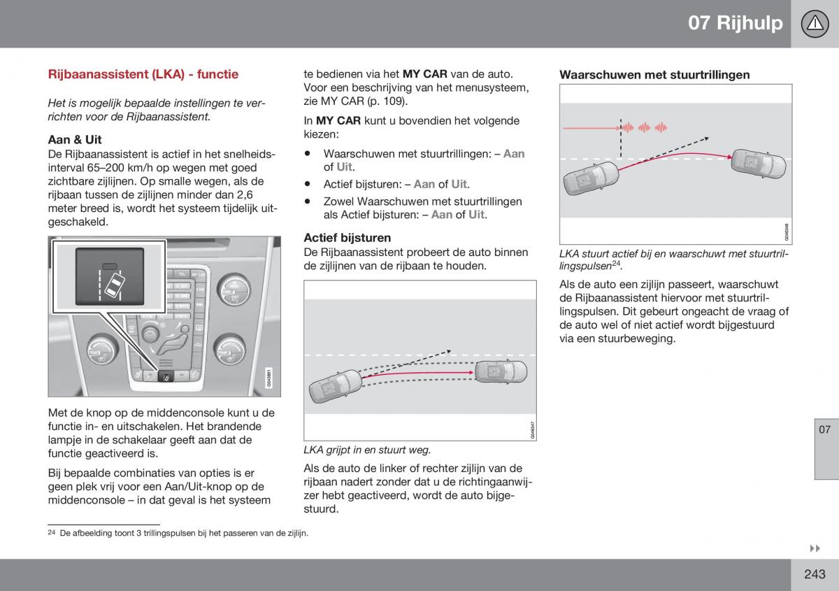 Volvo S60 II 2 handleiding / page 245