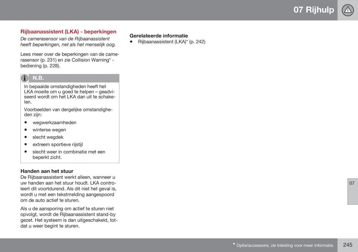 Volvo S60 II 2 handleiding / page 247