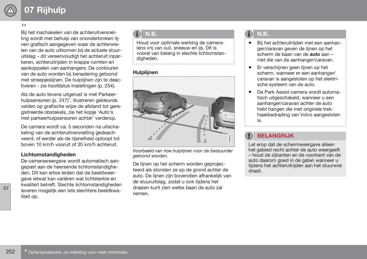 Volvo S60 II 2 handleiding / page 254