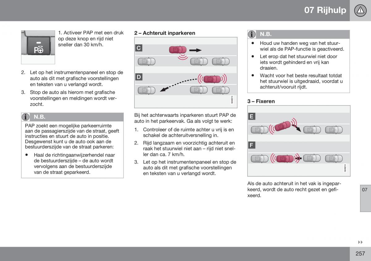 Volvo S60 II 2 handleiding / page 259