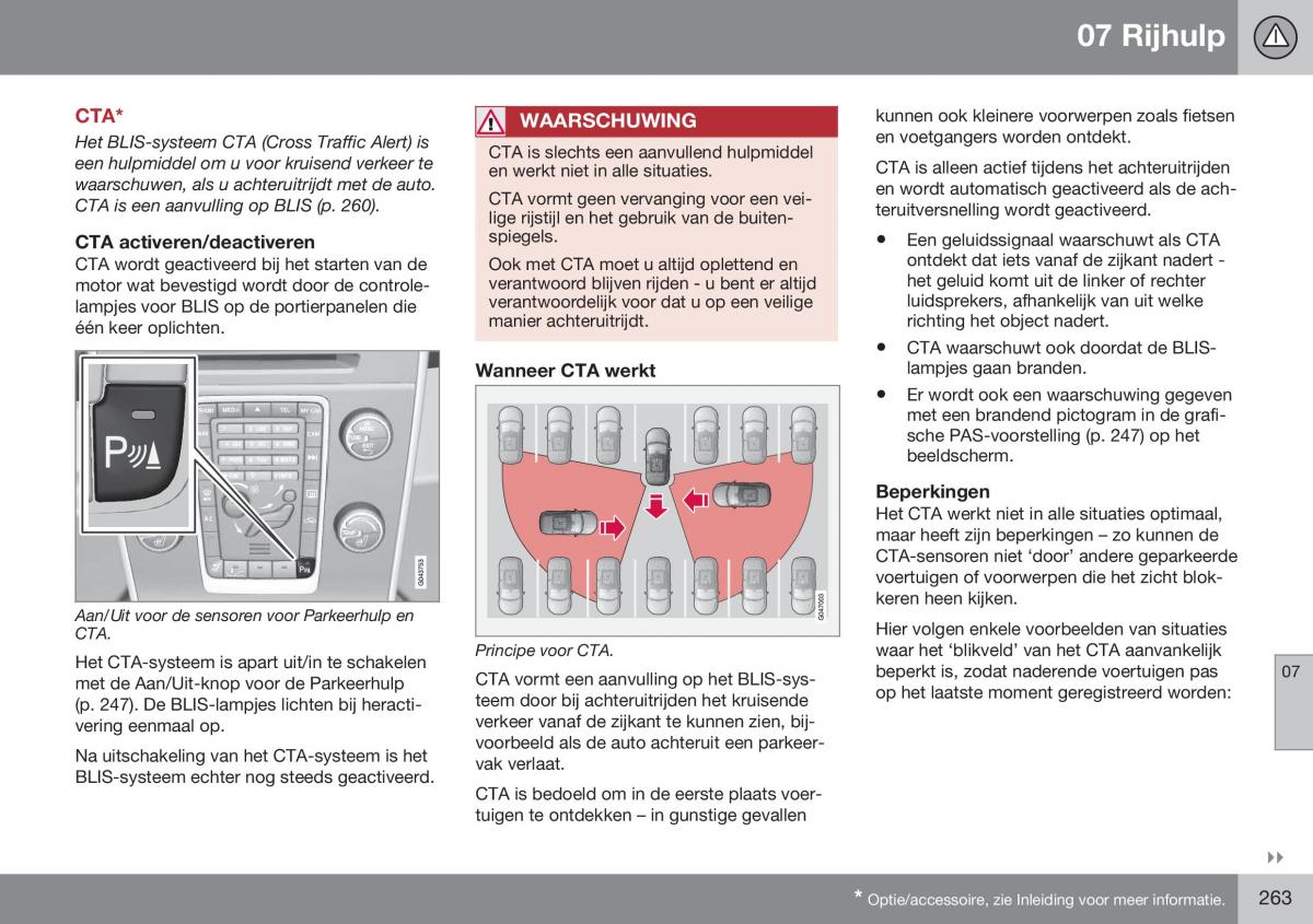 Volvo S60 II 2 handleiding / page 265