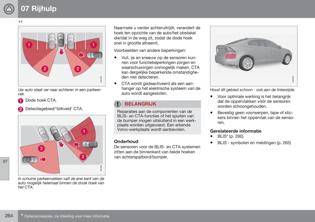 Volvo S60 II 2 handleiding / page 266