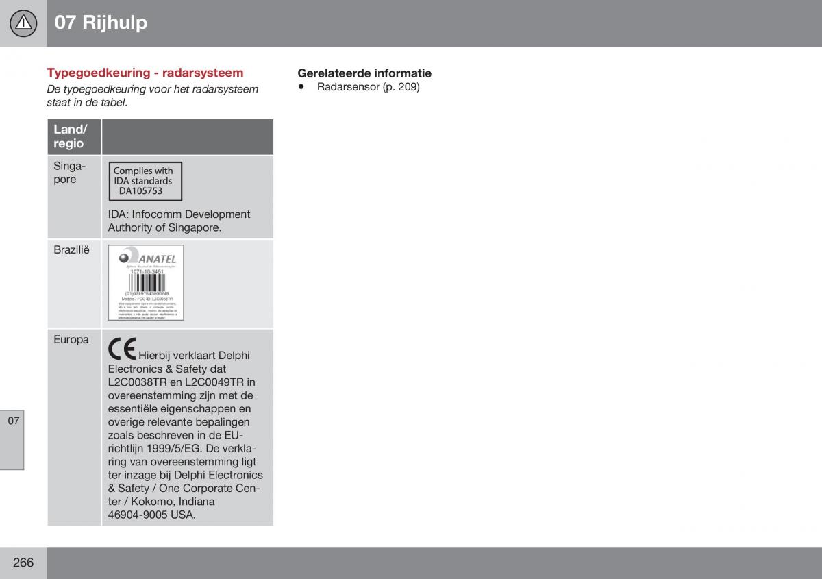 Volvo S60 II 2 handleiding / page 268