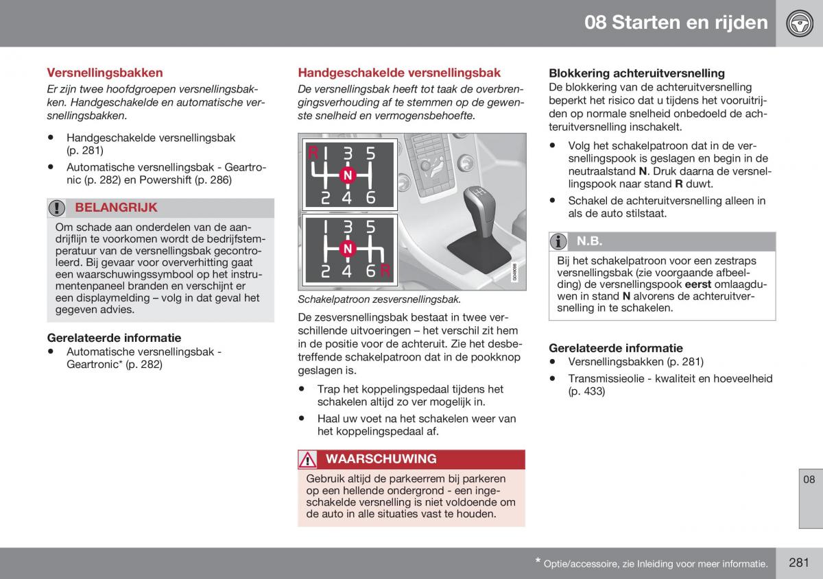 Volvo S60 II 2 handleiding / page 283