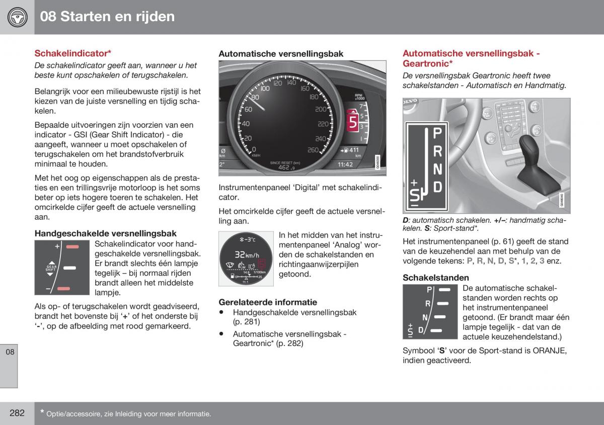 Volvo S60 II 2 handleiding / page 284