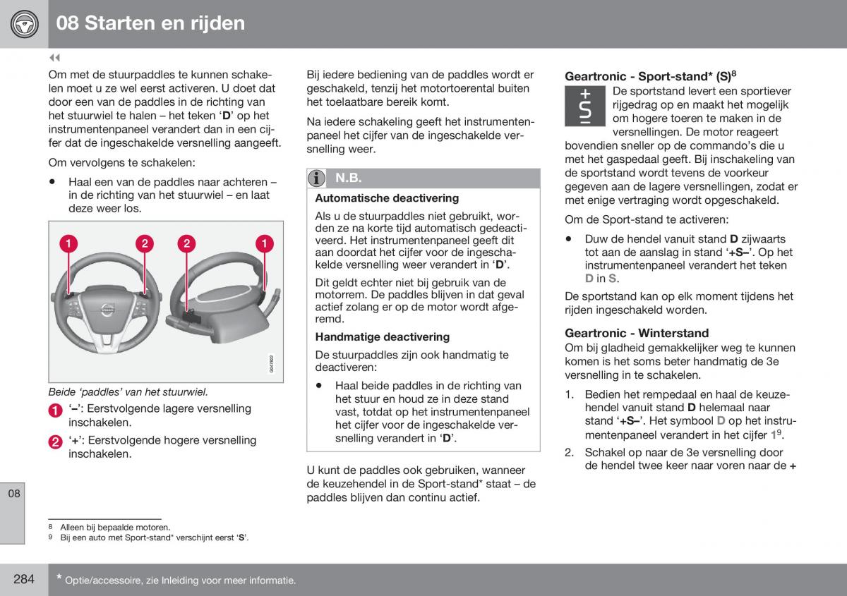 Volvo S60 II 2 handleiding / page 286