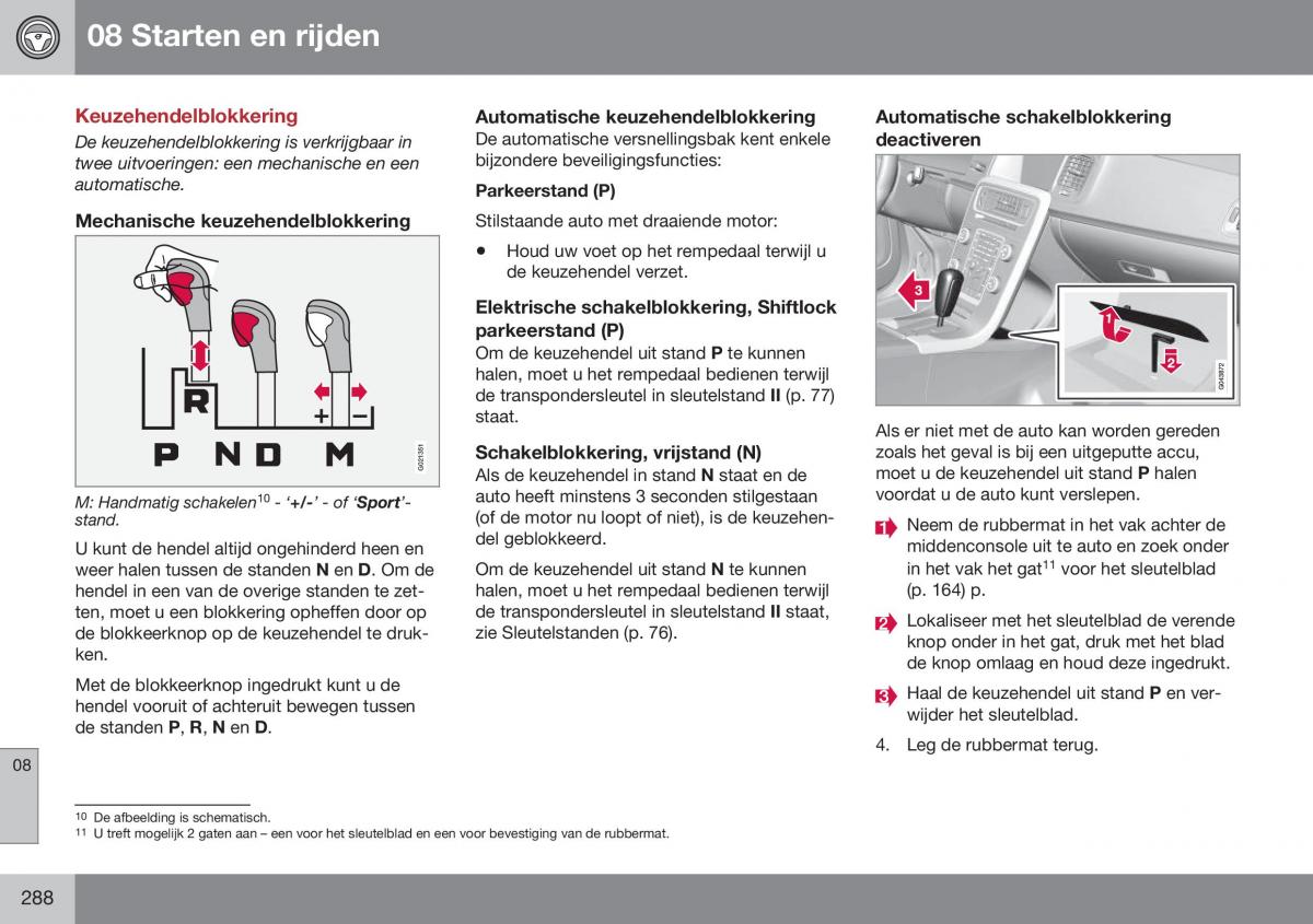 Volvo S60 II 2 handleiding / page 290