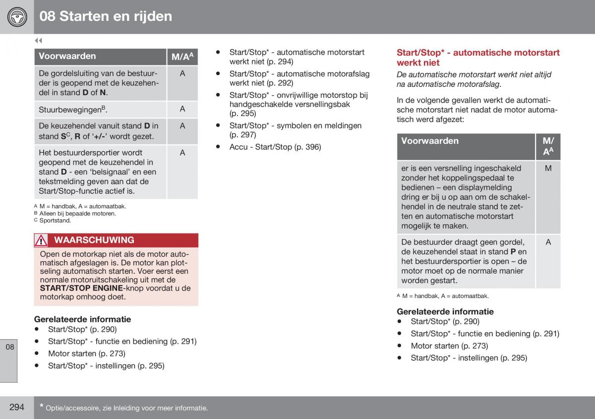 Volvo S60 II 2 handleiding / page 296