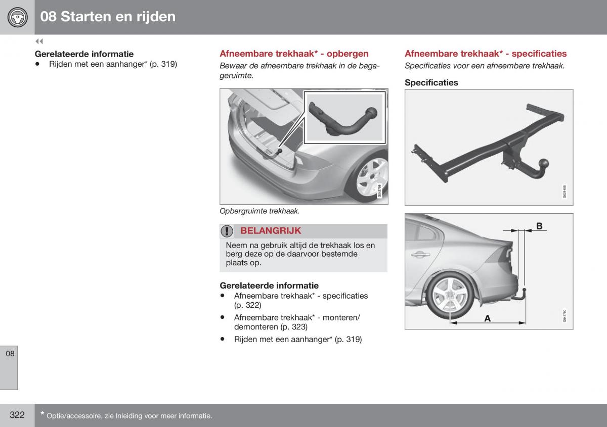 Volvo S60 II 2 handleiding / page 324