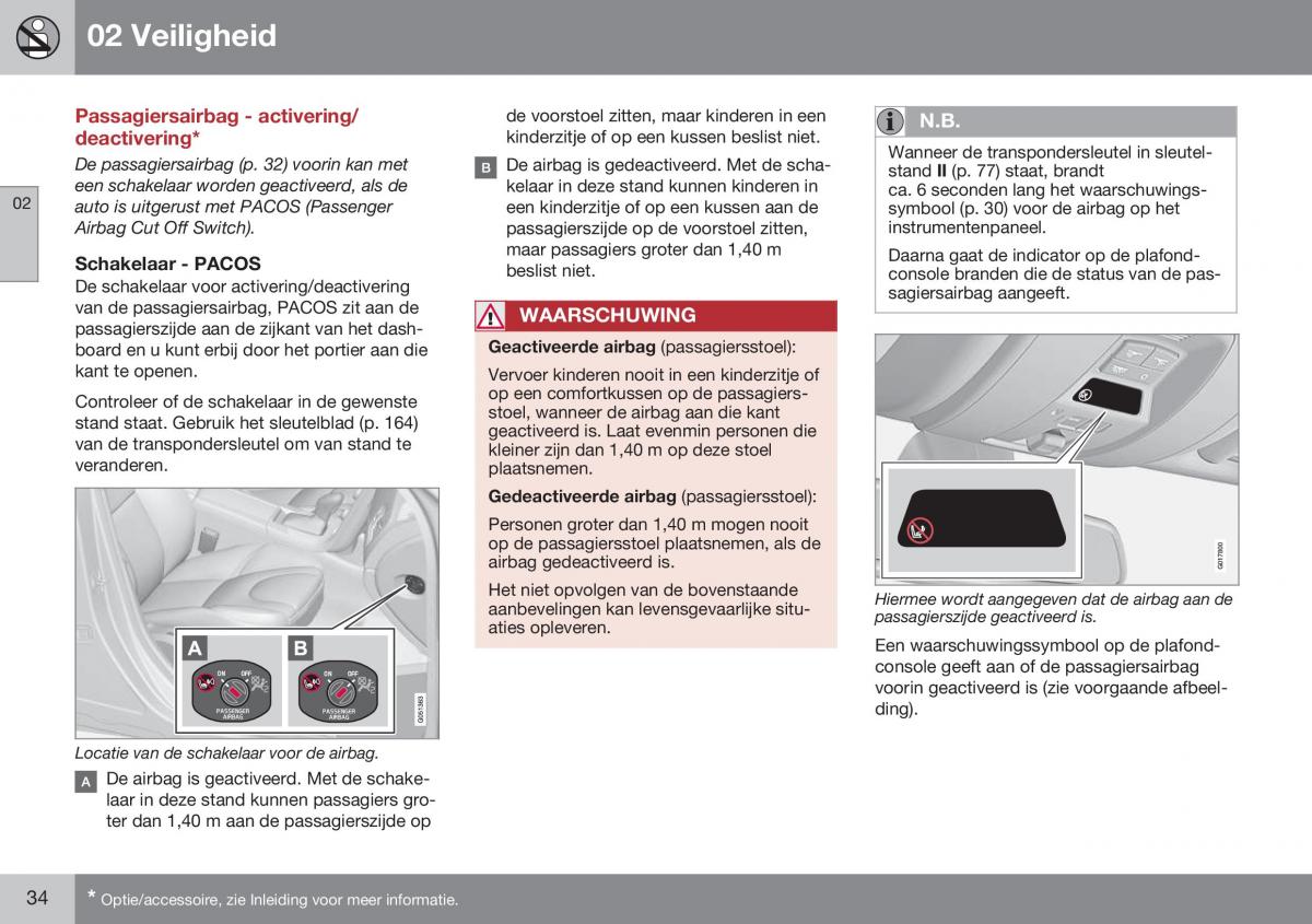 Volvo S60 II 2 handleiding / page 36