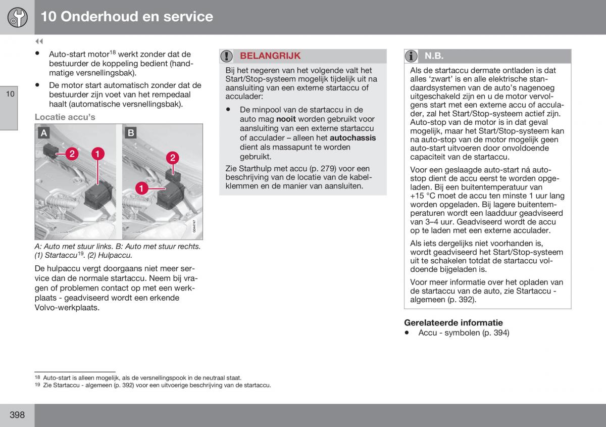 Volvo S60 II 2 handleiding / page 400