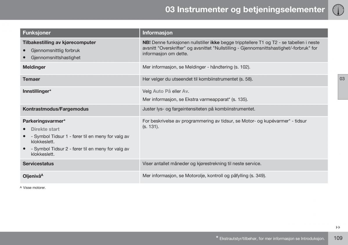 Volvo S60 II 2 bruksanvisningen / page 111