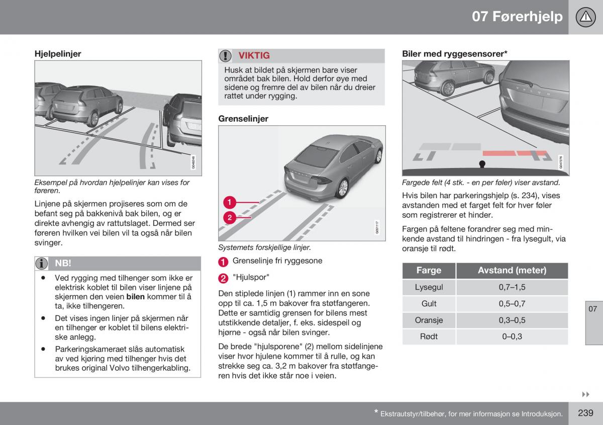 Volvo S60 II 2 bruksanvisningen / page 241