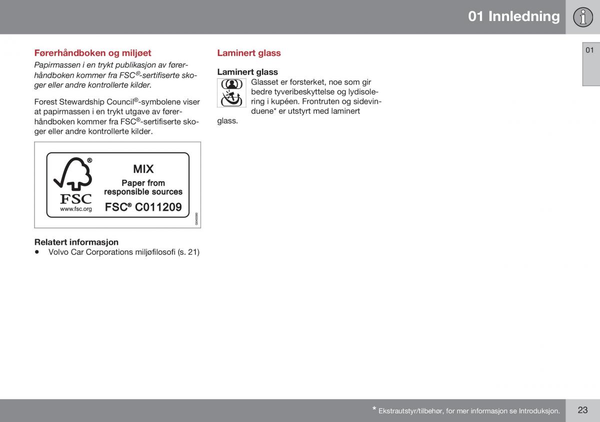 Volvo S60 II 2 bruksanvisningen / page 25