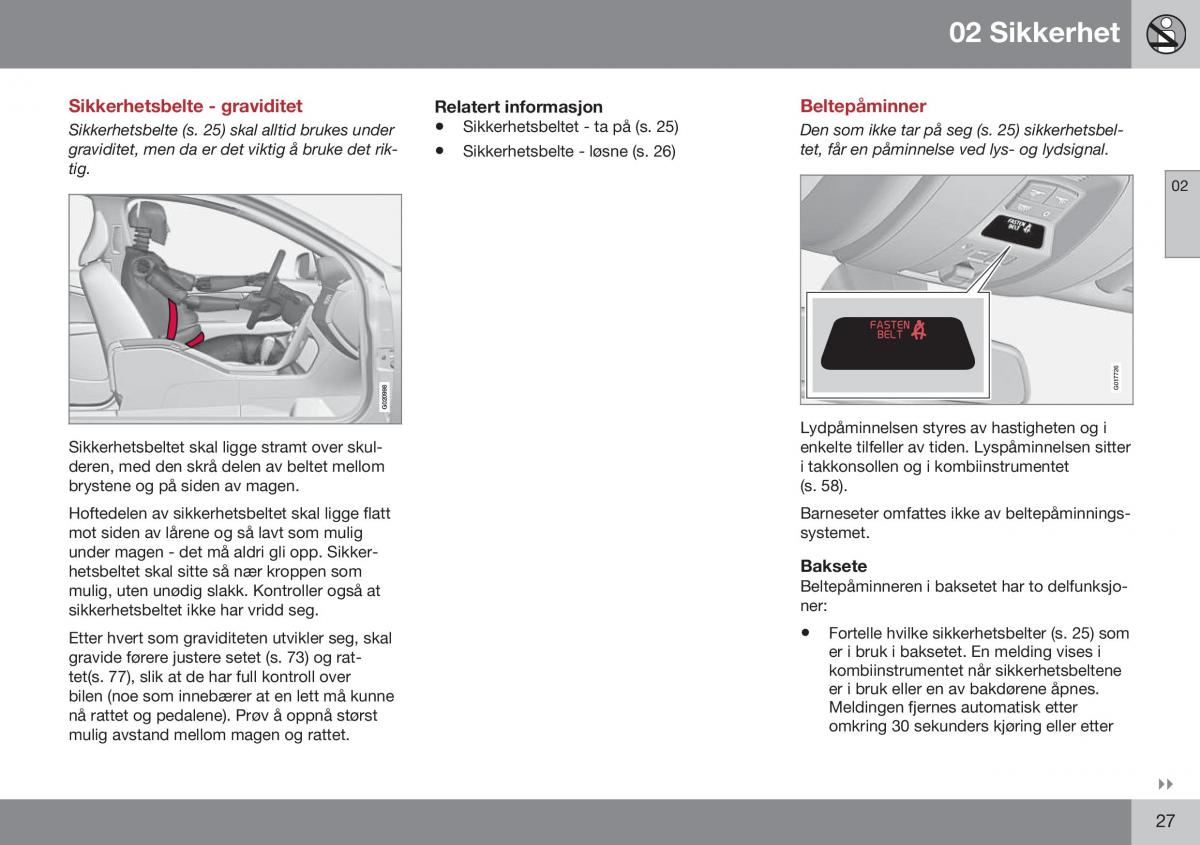 Volvo S60 II 2 bruksanvisningen / page 29